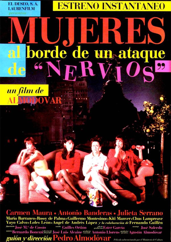 Mujeres al borde de un ataque de nervios - Película 1988.mx