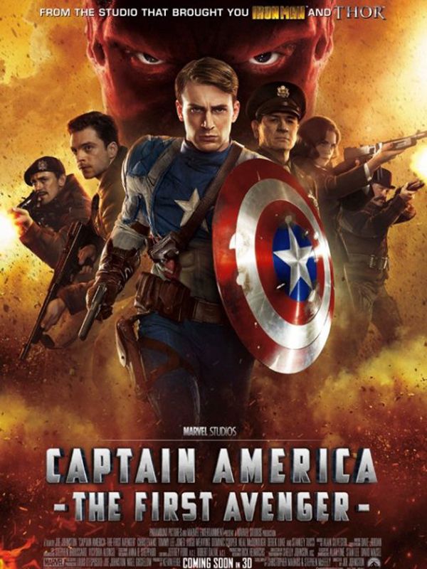 Cartel De La Película Capitán América: El Primer Vengador - Foto 54 Por ...