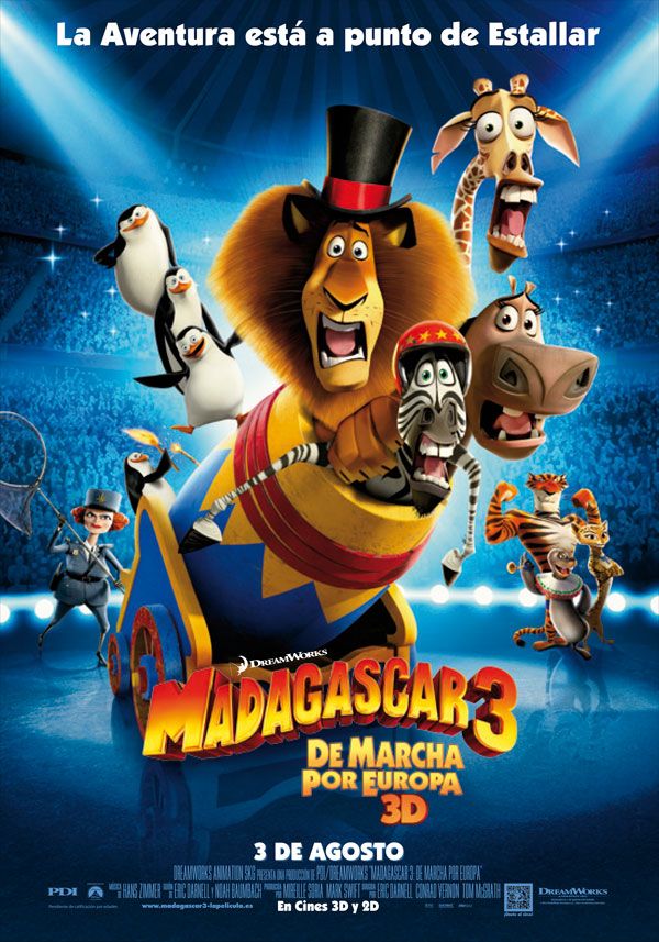 Madagascar 3: Los fugitivos - Película 2012.mx