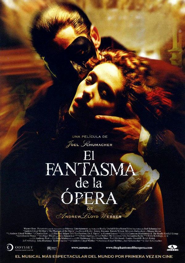 El fantasma de la Ópera de Andrew Lloyd Webber - Película 2004.mx