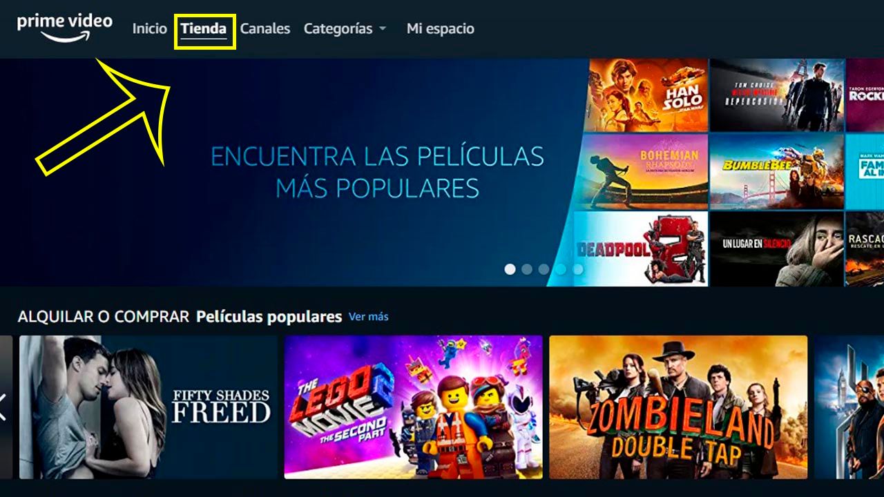 Amazon Prime Video estrena función de compra y renta de películas con