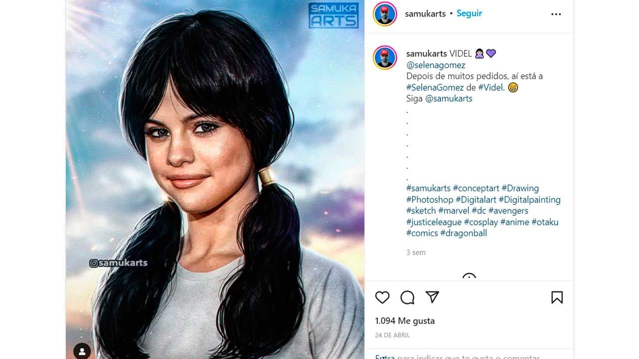 Selena Gomez Luce Irreconocible Como Videl De Dragon Ball Z