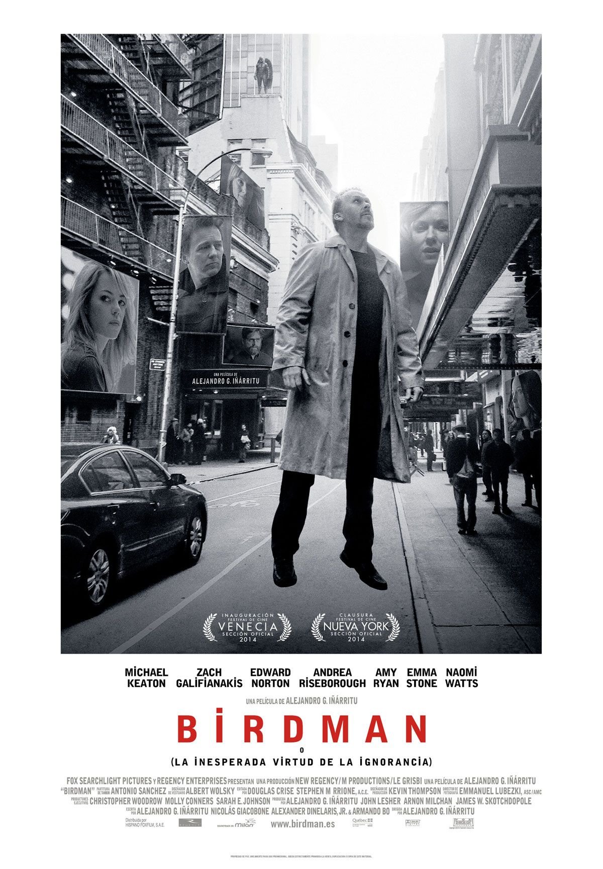 Birdman (o la inesperada virtud de la ignorancia) - Película 2014.mx