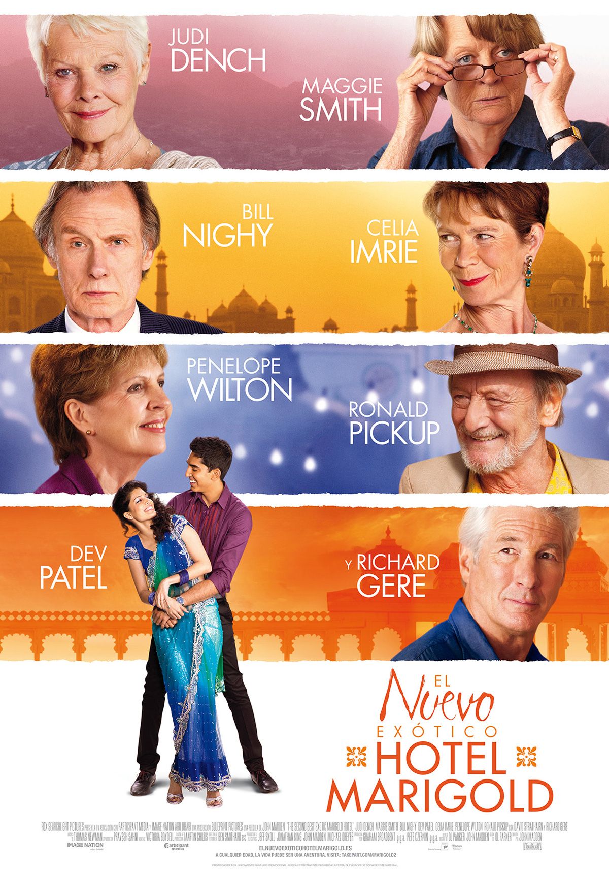 El nuevo exótico Hotel Marigold - Película 2015.mx