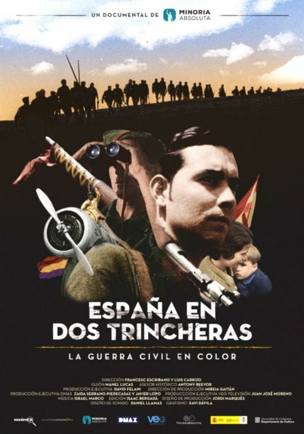 España en dos trincheras. La guerra civil en color - Documental 2016.mx