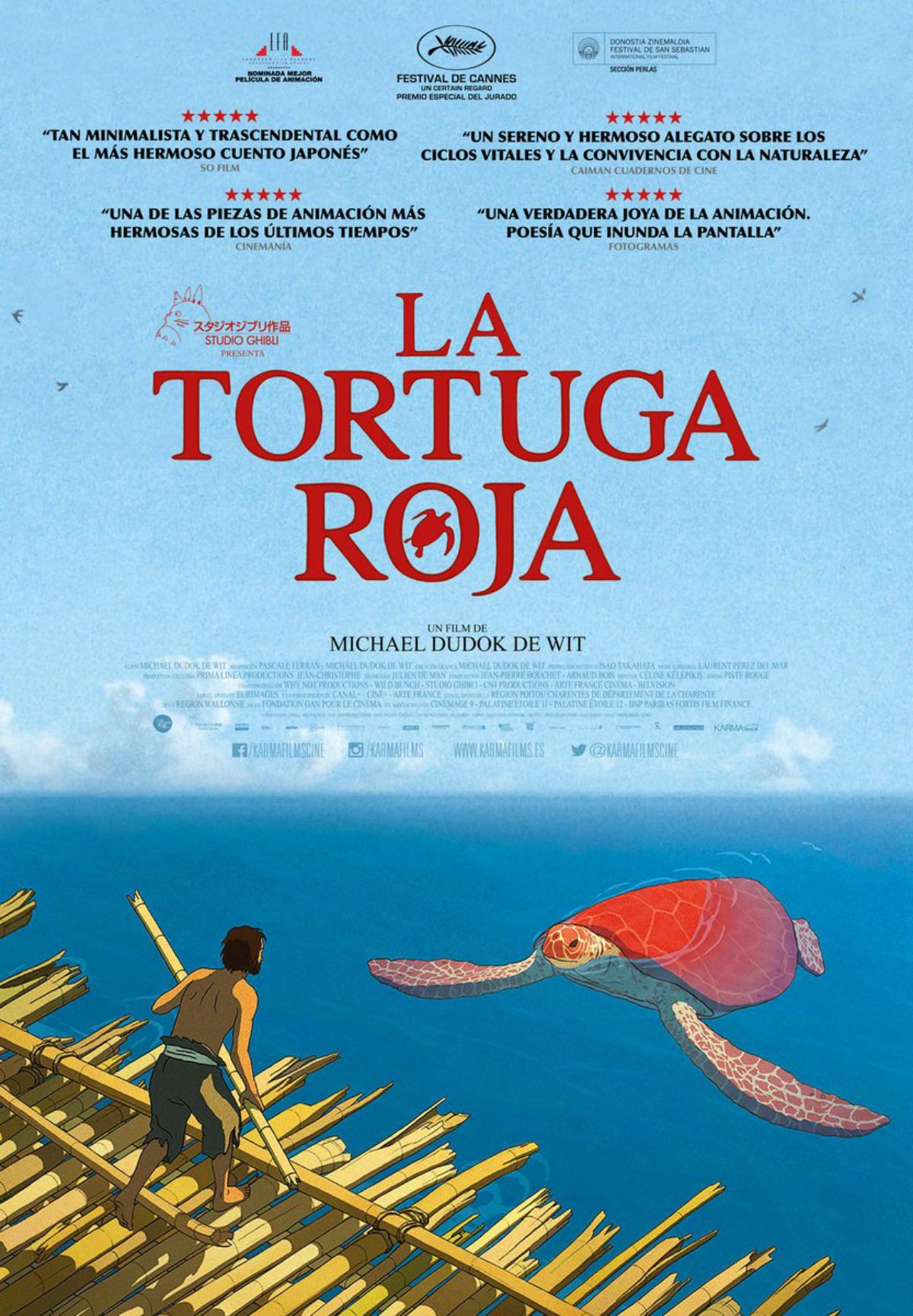 La tortuga roja - Película 2016.mx