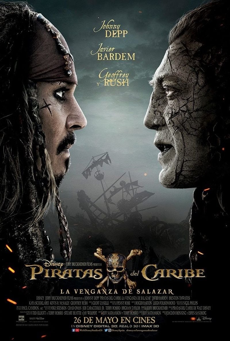 Piratas del Caribe: La venganza de Salazar - Película 2017.mx