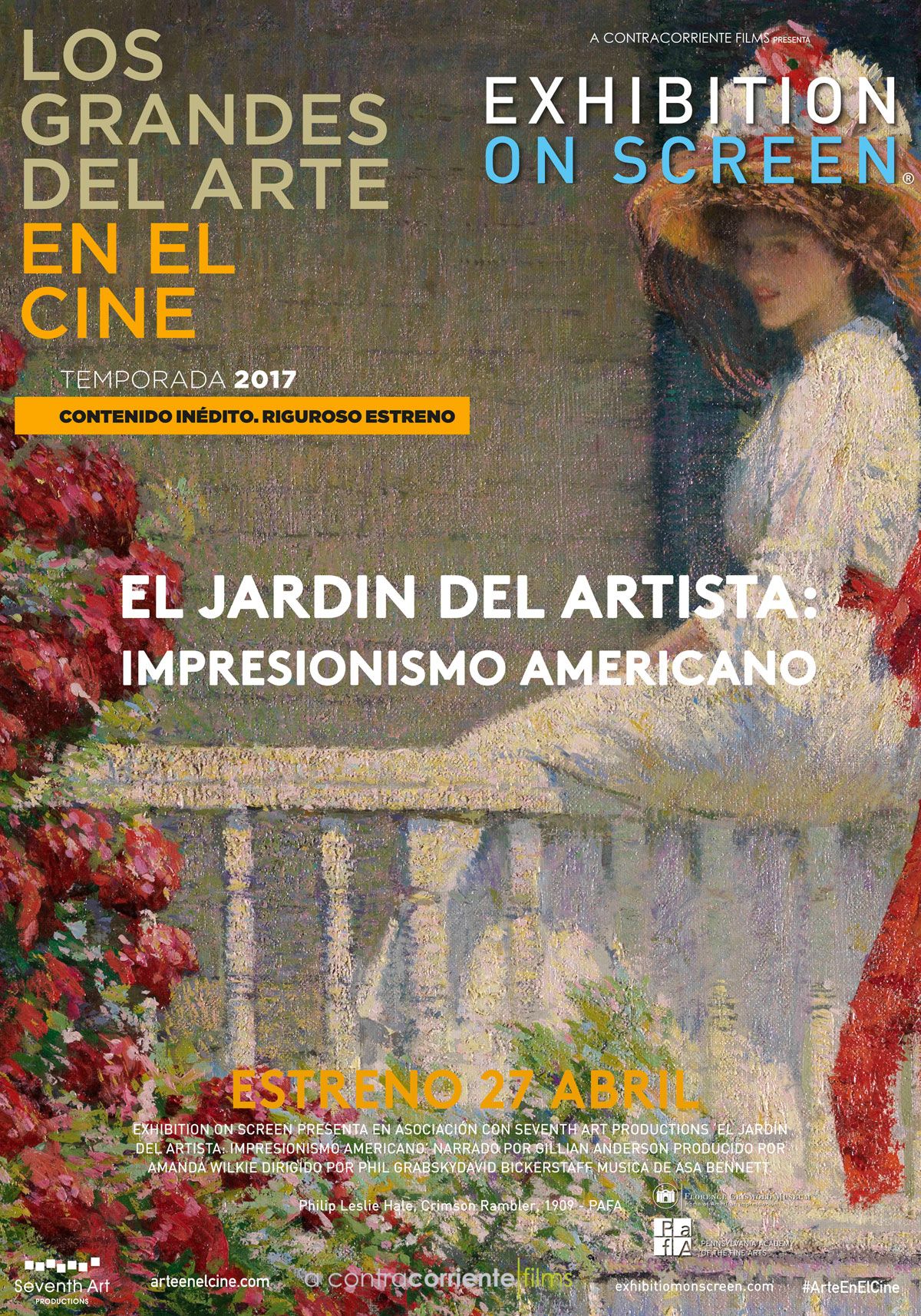 El jardín del artista: Impresionismo americano - Documental 2017.mx