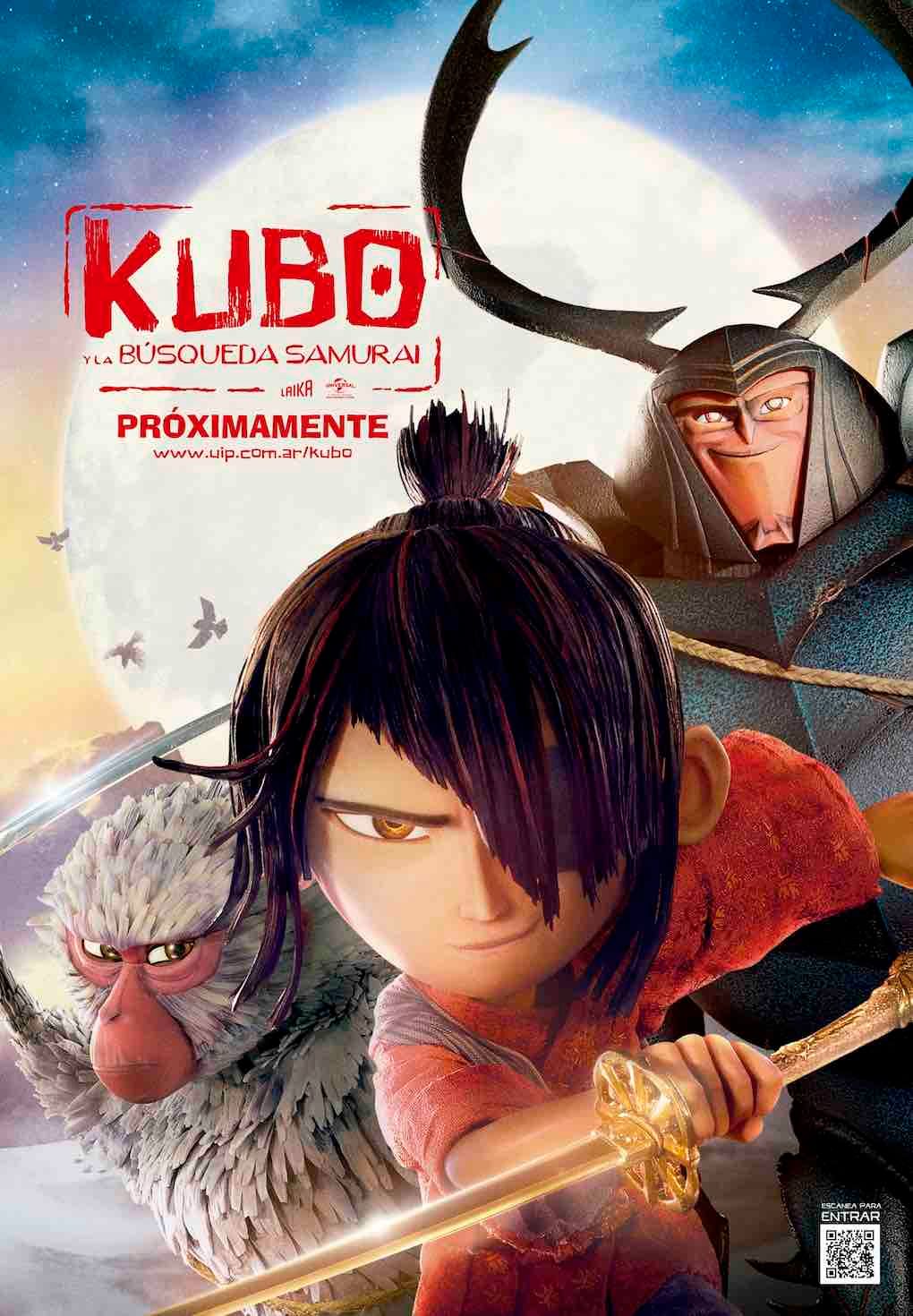 Kubo y la búsqueda del samurái - Película 2016.mx