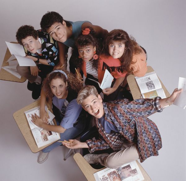Foto de Tiffani Thiessen Foto Dustin Diamond, Elizabeth Berkley, Mark