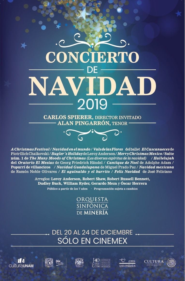 Orquesta Sinfónica de Minería: Concierto de Navidad - Película 2019.mx