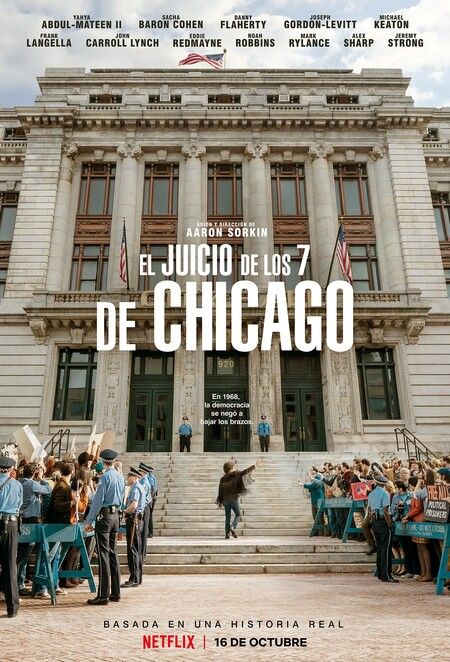 El juicio de los 7 de Chicago - Película 2020.mx