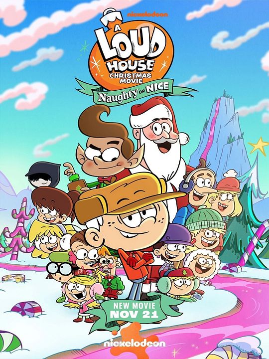 Una Película de Navidad de Loud House: ¿Loud Travieso o Loud bueno? : Póster