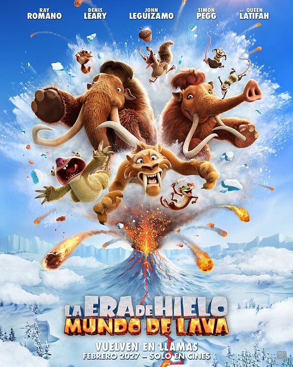 La Era Del Hielo: Mundo De Lava : Póster