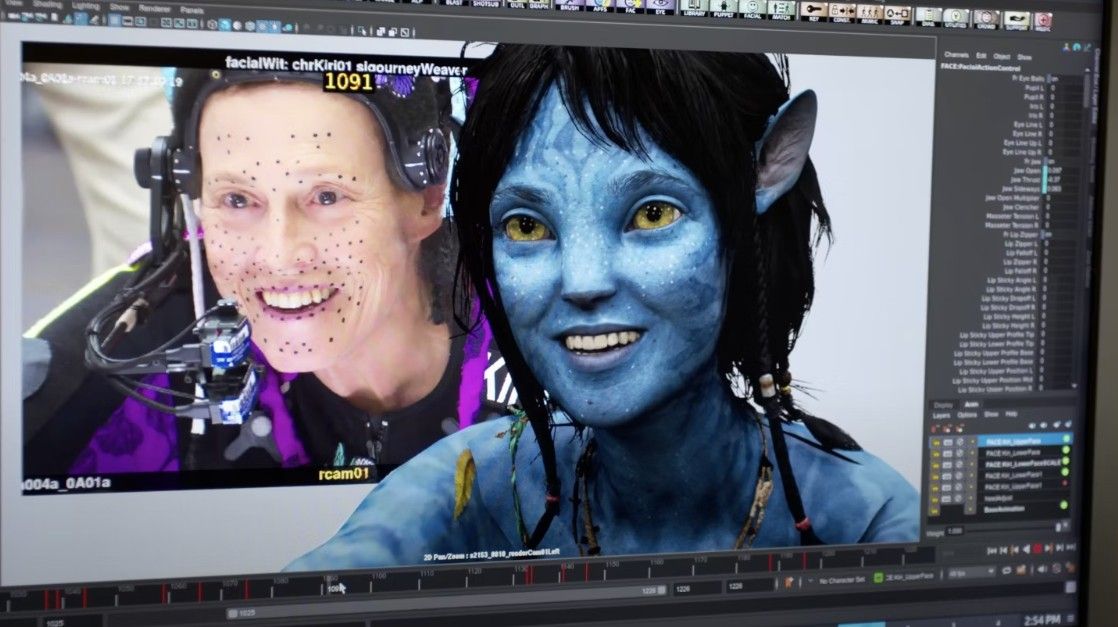 Fuego y Agua: Creando las películas de Avatar : Foto Sigourney Weaver