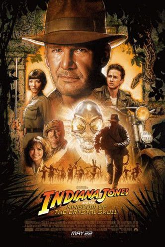 Indiana Jones y el Reino de la Calavera de Cristal : Póster