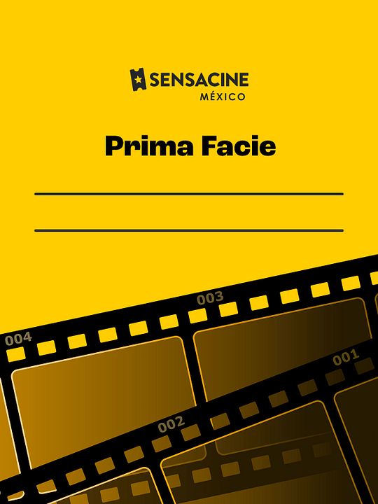 Prima Facie : Póster