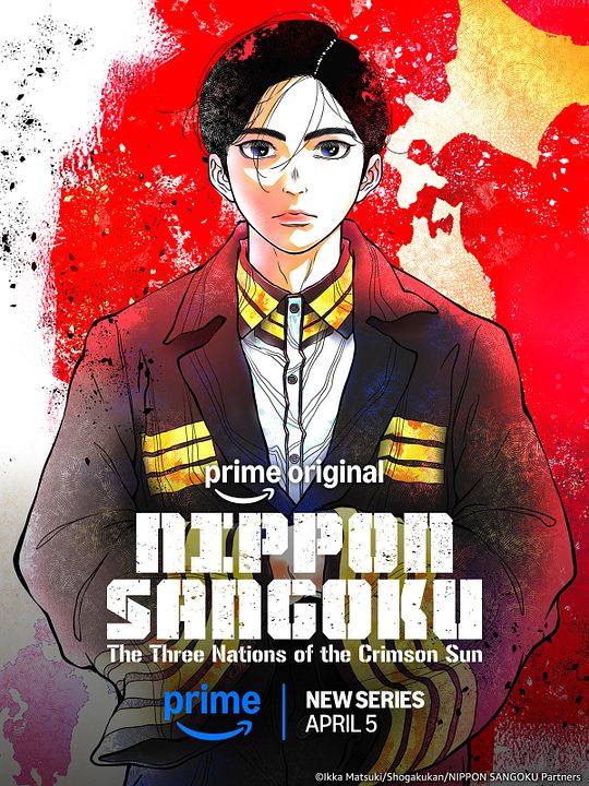 NIPPON SANGOKU: Las tres naciones del sol carmesí : Póster