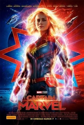 Capitana Marvel : Póster