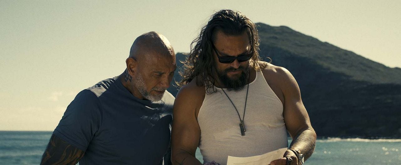 Equipo Demolición : Foto Dave Bautista, Jason Momoa