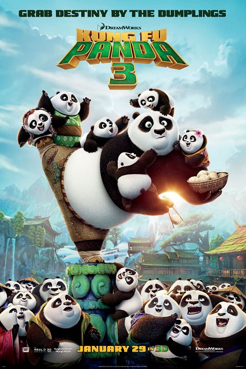 Kung Fu Panda 3 : Póster