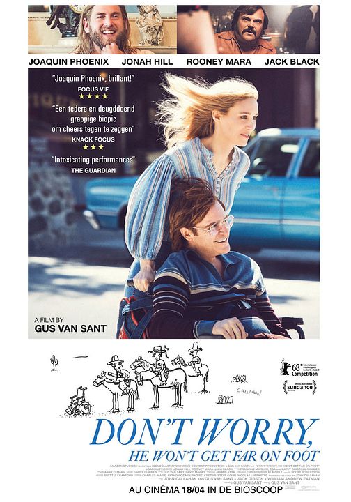 No te preocupes, no irá lejos : Póster