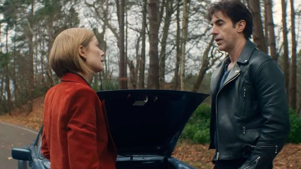 Las damas primero : Foto Rosamund Pike, Sacha Baron Cohen