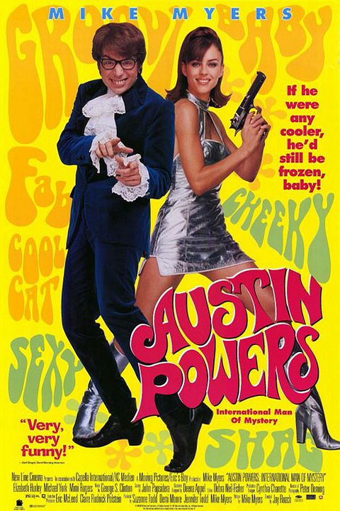 Austin Powers: Misterioso agente internacional : Póster