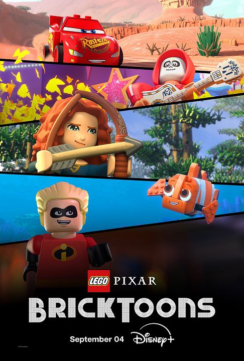 LEGO: Pixar: BrickToons : Póster