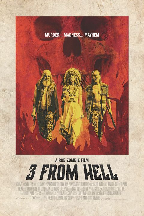 Los tres del infierno : Póster