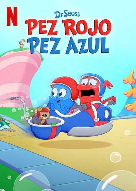 Dr. Seuss: Pez rojo, pez azul : Póster