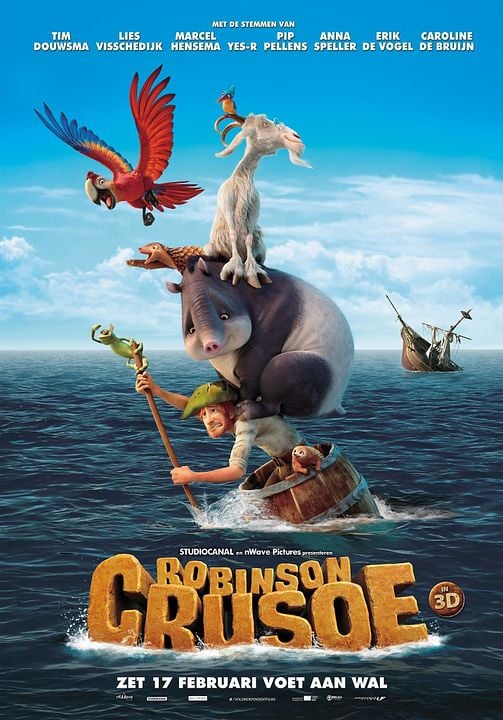 Robinson, una aventura tropical : Póster