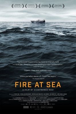 Fuego en el mar : Póster