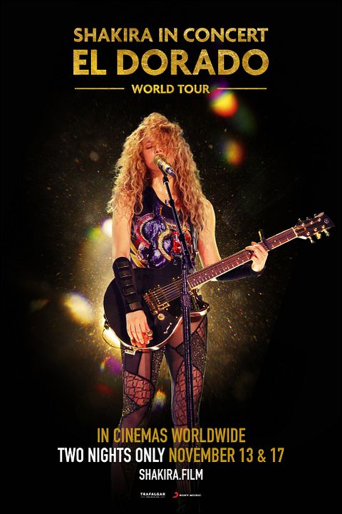 Shakira en concierto: El Dorado World Tour : Póster
