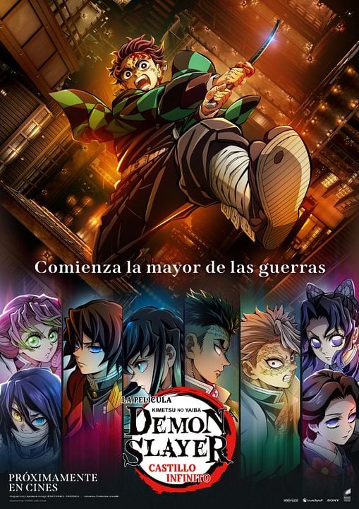 Demon Slayer Kimetsu no Yaiba: Castillo Infinito : Póster