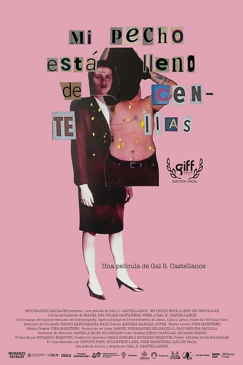 Mi pecho está lleno de centellas : Póster