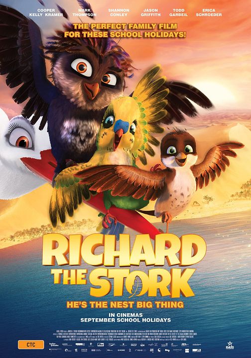 Una cigüeña en apuros : Póster