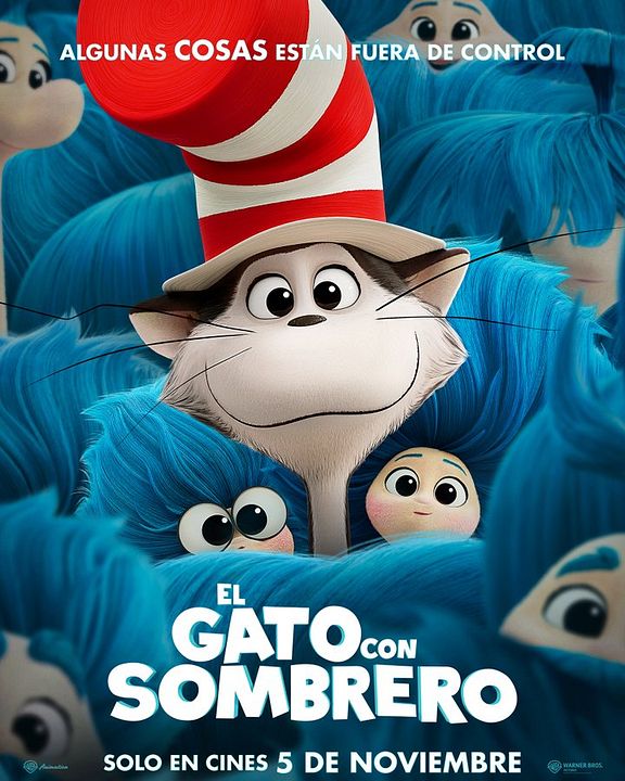 El gato con el sombrero : Póster