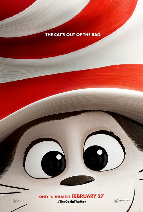 El gato con el sombrero : Póster