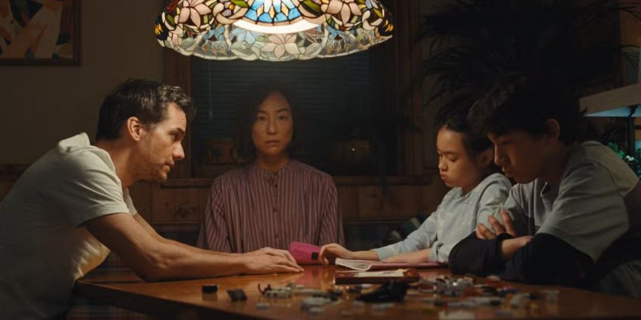 La última casa : Foto Wagner Moura, Noah Alexander Sosnowski, Greta Lee