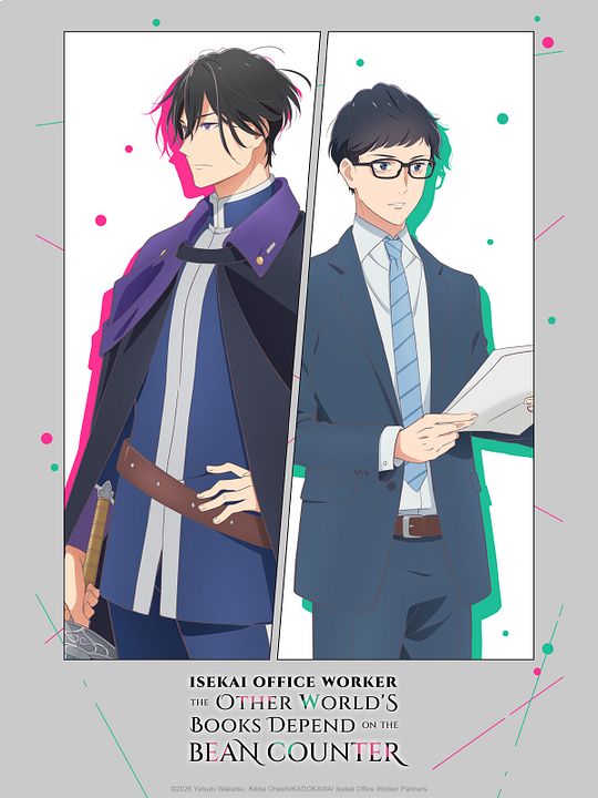 Isekai Office Worker: The Other World's Books Depend on the Bean Counter : Póster