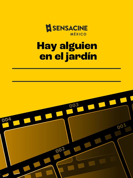 Hay alguien en el jardín : Póster