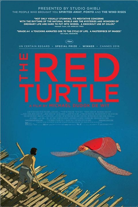 La tortuga roja : Póster