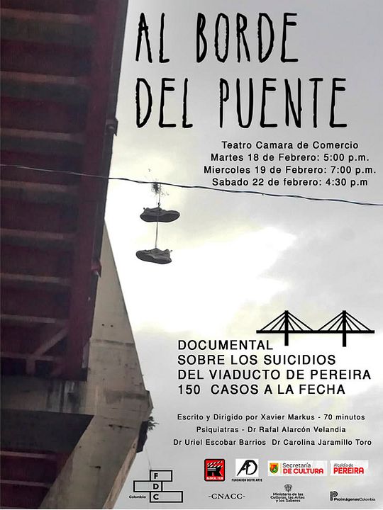 Al borde del puente : Póster