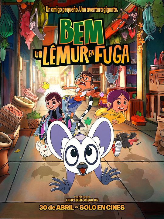 Bem, un lémur en fuga : Póster