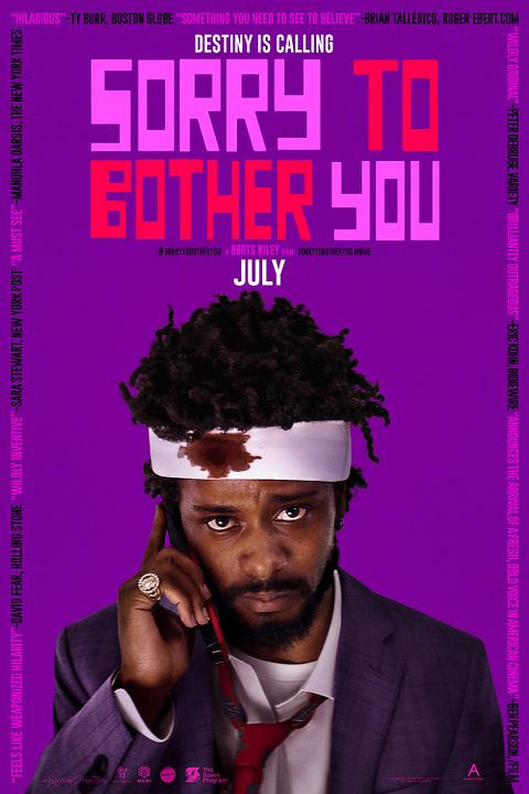 Sorry to bother you : Póster