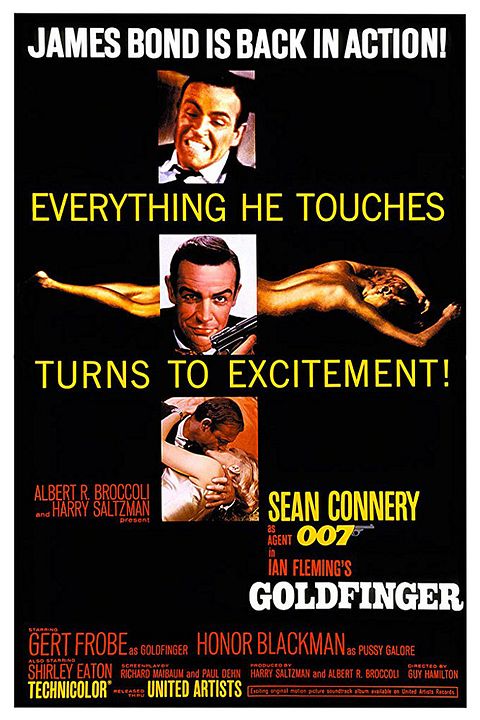 007 contra Goldfinger : Póster