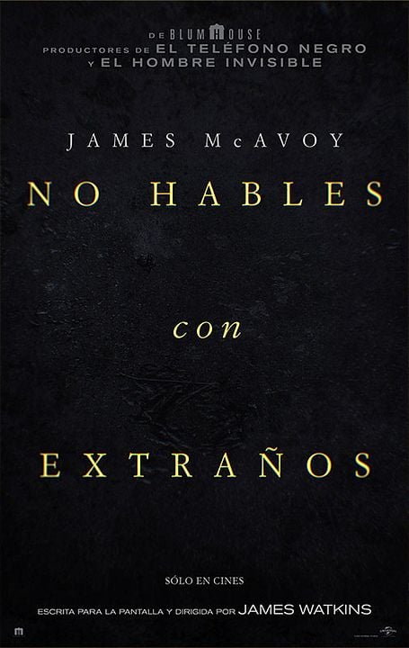 No hables con extraños : Póster