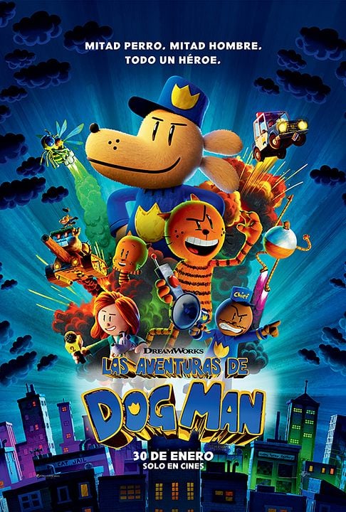 Las Aventuras de Dog Man : Póster