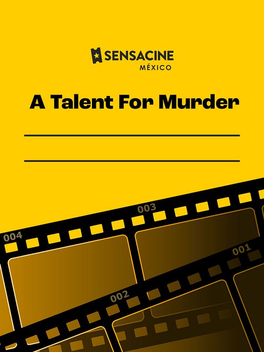 A Talent For Murder : Póster